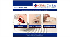 Desktop Screenshot of clinicacholee.com