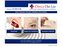 Tablet Screenshot of clinicacholee.com